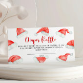 サンタベビークリスマスおむつラッフル エンクロージャーカード