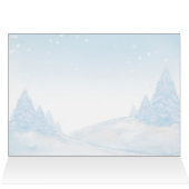 サンタベビークリスマスウィンターベイビーシャワーありがとう (内部横(上))