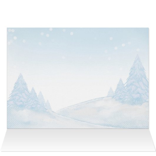 サンタベビークリスマスウィンターベイビーシャワーありがとう (内部横(上))