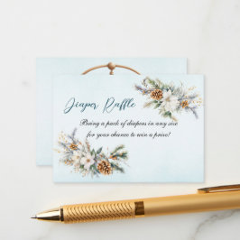 サンタベビークリスマスウィンターベビーシャワーエンクロージャ エンクロージャーカード