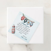 サンタベビークリスマスウィンターベビーシャワー フェイバータグ (インサイチュ)