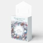 サンタベビークリスマスウィンターベビーシャワー フェイバーボックス (オープン)