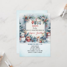 サンタベビークリスマスウィンターベビーシャワー