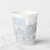 サンタベビークリスマスウィンターベビーシャワー 紙コップ (右)