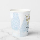 サンタベビークリスマスウィンターベビーシャワー 紙コップ (右)