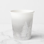 サンタベビークリスマスウィンターベビーシャワー 紙コップ (裏面)