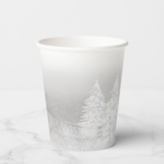 サンタベビークリスマスウィンターベビーシャワー 紙コップ (裏面)