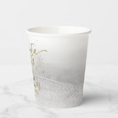 サンタベビークリスマスウィンターベビーシャワー 紙コップ (左)