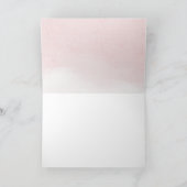 サンタベビークリスマスガール赤ちゃんシャワーありがとう サンキューカード (内部)