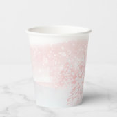 サンタベビークリスマスガール赤ちゃんシャワー 紙コップ (裏面)