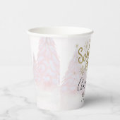 サンタベビークリスマスガール赤ちゃんシャワー 紙コップ (右)