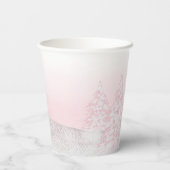 サンタベビークリスマスガール赤ちゃんシャワー 紙コップ (裏面)