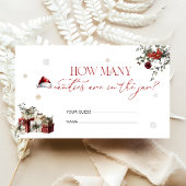 サンタベビークリスマスキャンディーの数 エンクロージャーカード