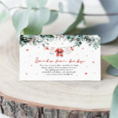 サンタベビークリスマスクロザラインブックスベビー エンクロージャーカード