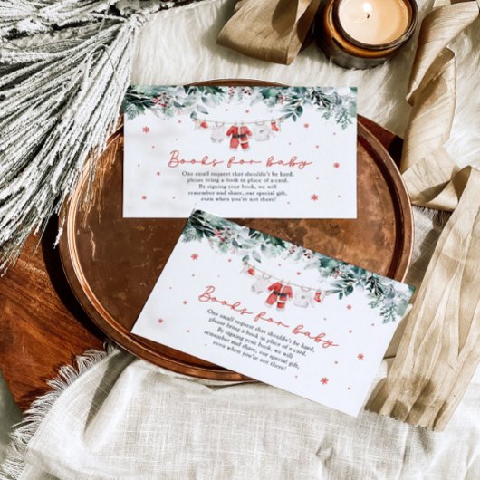 サンタベビークリスマスクロザラインブックスベビー エンクロージャーカード