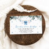 サンタベビークリスマスクロザラインブックスベビー エンクロージャーカード