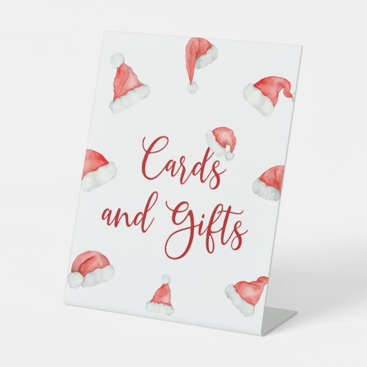 サンタベビークリスマスシャワーカード&ギフトサイン 台座サイン (正面)