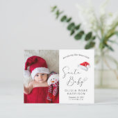 サンタベビークリスマスフォト誕生 案内ポストカード (スタンド正面)