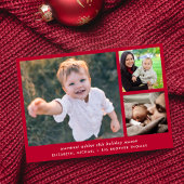 サンタベビークリスマスフォト誕生 案内状