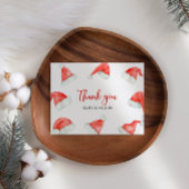 サンタベビークリスマスフォールディングサンキューカード サンキューカード