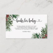 サンタベビークリスマスブックスベビー エンクロージャーカード (正面)