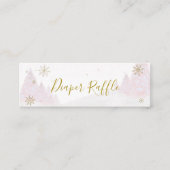 サンタベビークリスマスベビーおむつラッフルミニブシン スキニー名刺 (正面)