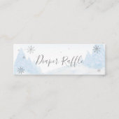 サンタベビークリスマスベビーおむつラッフル スキニー名刺 (正面)