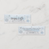 サンタベビークリスマスベビーおむつラッフル スキニー名刺 (正面/裏面)