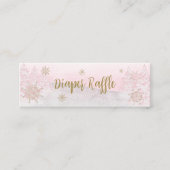 サンタベビークリスマスベビーおむつラッフル スキニー名刺 (正面)