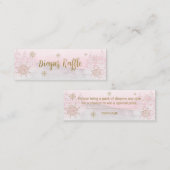 サンタベビークリスマスベビーおむつラッフル スキニー名刺 (正面/裏面)