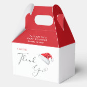 サンタベビークリスマスベビーシャワーありがとう フェイバーボックス (正面)