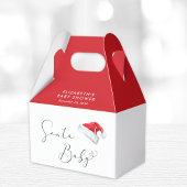 サンタベビークリスマスベビーシャワーありがとう フェイバーボックス