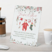 サンタベビークリスマスベビーシャワーおしゃぶり狩り 台座サイン (インサイチュ)