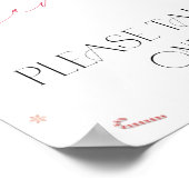 サンタベビークリスマスベビーシャワーがポスターを引き立てる ポスター (角)