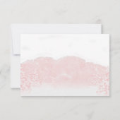 サンタベビークリスマスベビーシャワーアドバイスカード 招待状 (裏面)