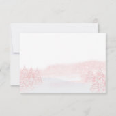 サンタベビークリスマスベビーシャワーアドバイスカード 招待状 (裏面)