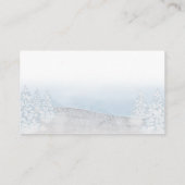 サンタベビークリスマスベビーシャワーエンクロージャカード エンクロージャーカード (裏面)