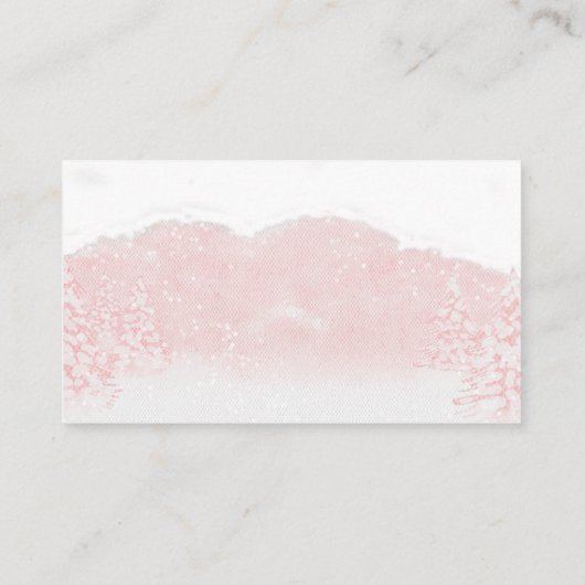 サンタベビークリスマスベビーシャワーエンクロージャカード エンクロージャーカード (裏面)