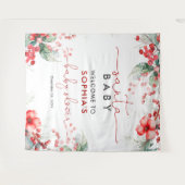 サンタベビークリスマスベビーシャワータペストリー タペストリー (正面(横))