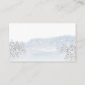 サンタベビークリスマスベビーシャワーディスプレイシャワー エンクロージャーカード (裏面)