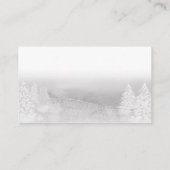 サンタベビークリスマスベビーシャワーディスプレイシャワー エンクロージャーカード (裏面)