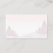 サンタベビークリスマスベビーシャワーディスプレイシャワーEn エンクロージャーカード (裏面)