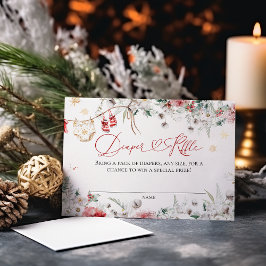 サンタベビークリスマスベビーシャワーニュートラルおむつ エンクロージャーカード