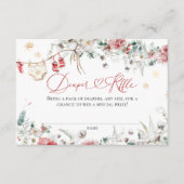 サンタベビークリスマスベビーシャワーニュートラルおむつ エンクロージャーカード (正面)