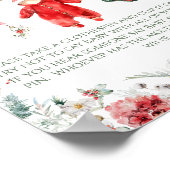 サンタベビークリスマスベビーシャワーピンゲーム ポスター (角)