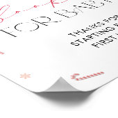 サンタベビークリスマスベビーシャワーブックベビー ポスター (角)