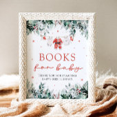 サンタベビークリスマスベビーシャワーブックベビー ポスター