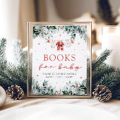 サンタベビークリスマスベビーシャワーブックベビー ポスター