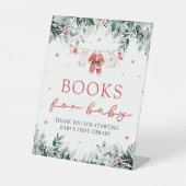 サンタベビークリスマスベビーシャワーブックベビー 台座サイン (正面)