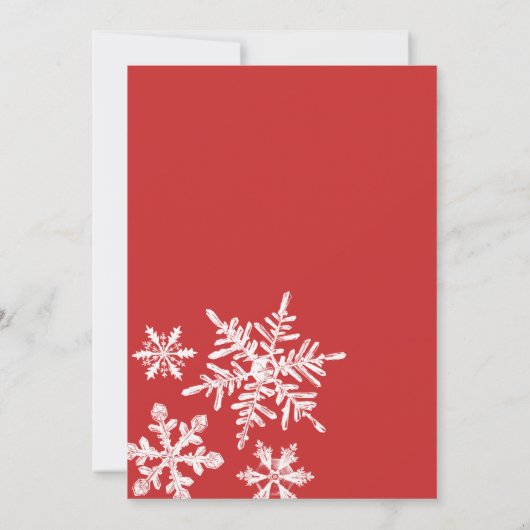 サンタベビークリスマスベビーシャワー招待状 招待状 (裏面)